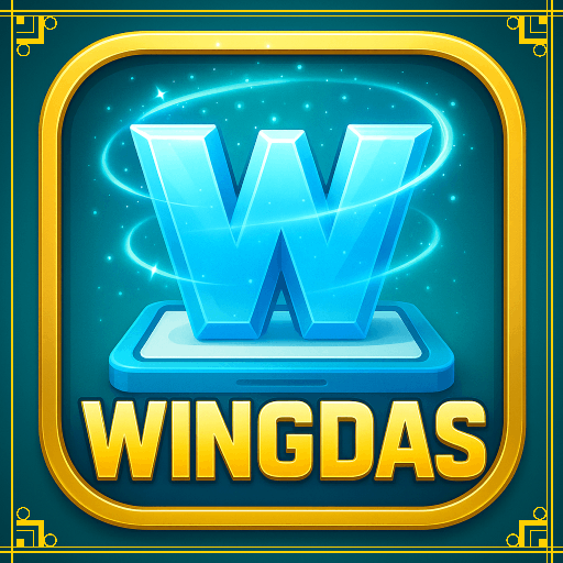 Imagem promocional da WINGDAS mostrando a plataforma e suas vantagens